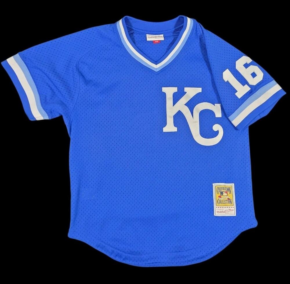 Kansas City Royals Bo Jackson Retro Jersey Cooperstown Mitchell Ness Mens Medium